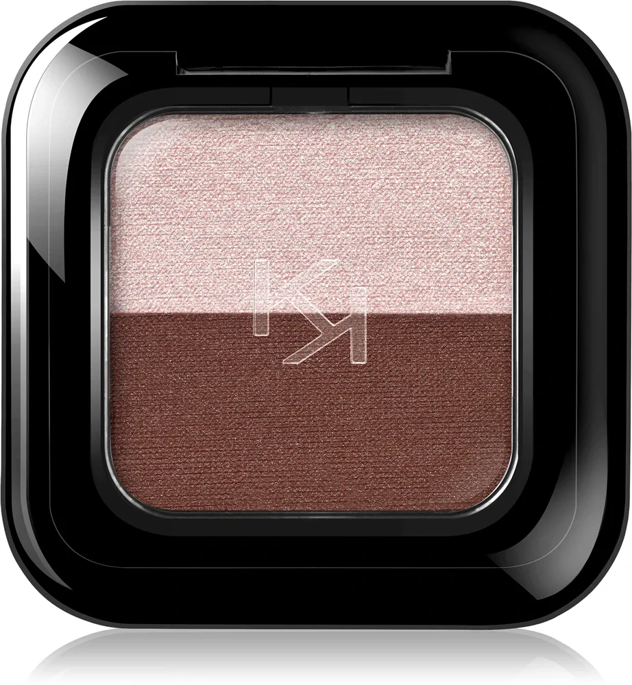 Палетка теней для век KIKO Milano Bright Duo прессованные, матовые, оттенок 09
