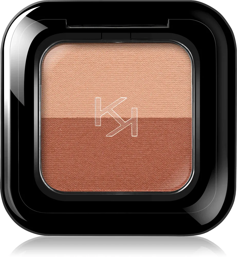 Палетка теней для век KIKO Milano Bright Duo прессованные, матовые, оттенок 03