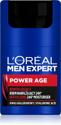L’Oréal Paris Men Expert Power Age - Крем для лица L’Oreal Paris Men Expert Power Age мужской, увлажняющий, с гиалуроновой кислотой, 50 мл, 50 мл