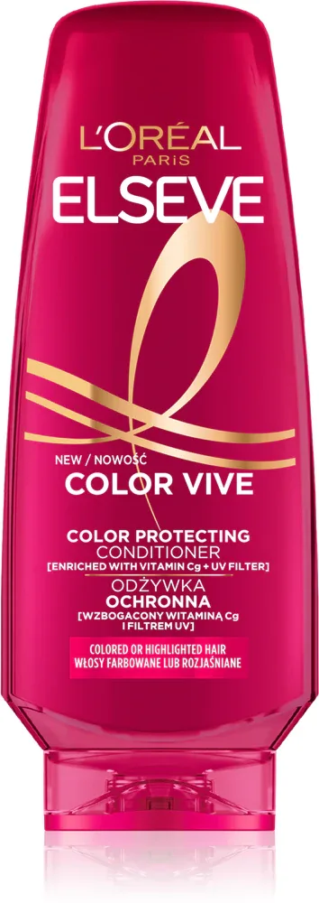 L’Oréal Paris Elseve Color-Vive - Бальзам для волос L’Oreal Paris Elseve Color-Vive для окрашенных и мелированных волос, защита цвета, 400 мл, 400 мл