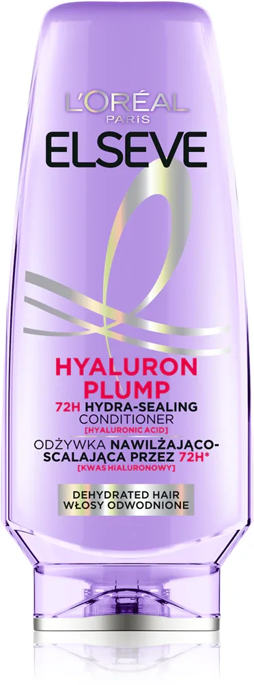 L’Oréal Paris Elseve Hyaluron Plump - Кондиционер для волос L’Oreal Paris Elseve Hyaluron Plump увлажняющий, для объёма, с гиалуроновой кислотой, 400 мл, 400 мл