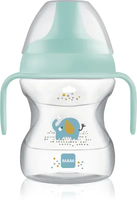 Чашка детская MAM Learn to Drink Cup тренировочная, с ручками, 1 шт