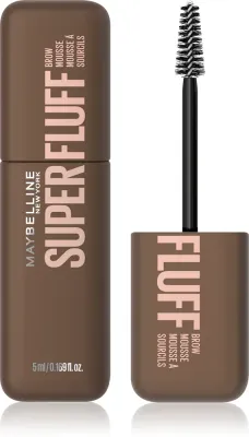 MAYBELLINE NEW YORK Super Fluff Mousse - Тушь для бровей Maybelline Super Fluff Mousse оттеночная, с щёточкой, 5 мл, 5 мл