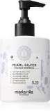 Оттеночная маска для волос Maria Nila Colour Refresh Pearl Silver с аргановым маслом, серебристая, 300 мл — фото 1