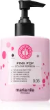 Тонирующая маска для волос Maria Nila Colour Refresh Pink Pop, смываемая, розовый оттенок, 300 мл — фото 1
