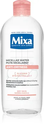 Мицеллярная вода Mixa Allantoin Restore Anti-Dryness для сухой кожи, физиологичный pH 5,5, 400 мл