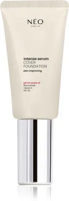 Тональное средство NEO MAKE UP Intense Serum Cover Foundation с SPF, плотное покрытие, 30 мл