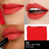 Матовая помада NARS Powermatte Lipstick стойкая, до 10 часов, 1,5 г, оттенок Feel My Fire — фото 3
