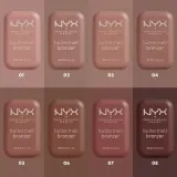 Бронзер для лица NYX Professional Makeup Buttermelt Bronzer кремовый, с сатиновым финишем, до 12 часов стойкости, 5 г, оттенок 03 Deserve Butta — фото 6