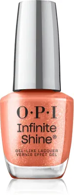 Лак для ногтей OPI The Mani-tude Infinite Shine глянцевый, оранжевый с блёстками, 15 мл