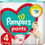 Подгузники-трусики Pampers Pants Size 4 с карманом Stop Protect, до 12 часов, 30 шт — фото 1