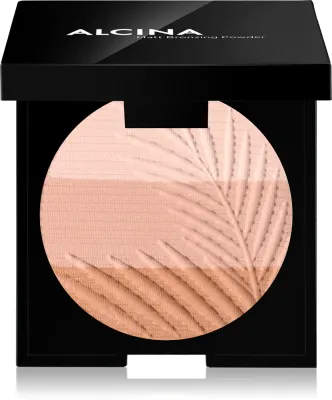 Бронзер для лица Alcina Matt Bronzing Powder матовый, три оттенка, 8,7 г