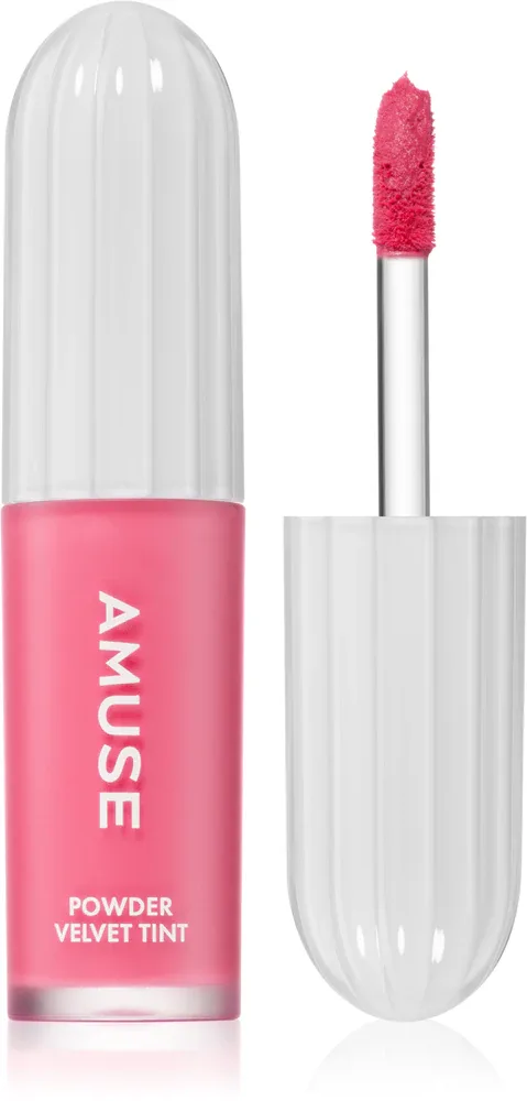 Помада для губ AMUSE Powder Velvet Tint жидкая, матовая, стойкая, 3,3 г, оттенок 06 Rose Cherry