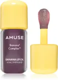 Масло для губ AMUSE Banana Lip Oil увлажняющее, с банановым ароматом, 4,5 мл, оттенок 07 Acai Gleam — фото 1