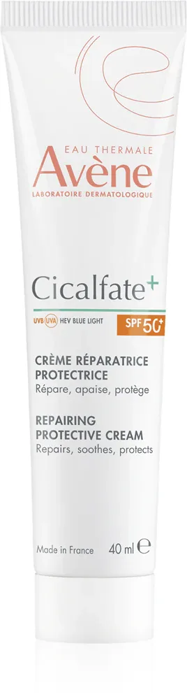 Avène Cicalfate+ Multi-Protective Skin Repair Cream - Крем для лица Avene Cicalfate+ Multi-Protective Skin Repair Cream восстанавливающий SPF 50+, для раздражённой кожи, 40 мл SPF 50+, 40 мл