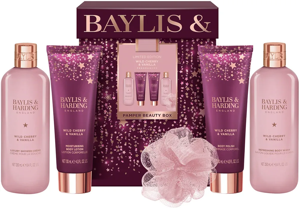 Baylis & Harding Wild Cherry & Vanilla - Набор косметический Baylis Harding Wild Cherry Vanilla для тела, подарочный