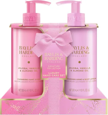 Baylis & Harding Jojoba, Vanilla & Almond Oil - Набор косметический Baylis Harding Jojoba, Vanilla Almond Oil для тела, подарочный, жидкая консистенция