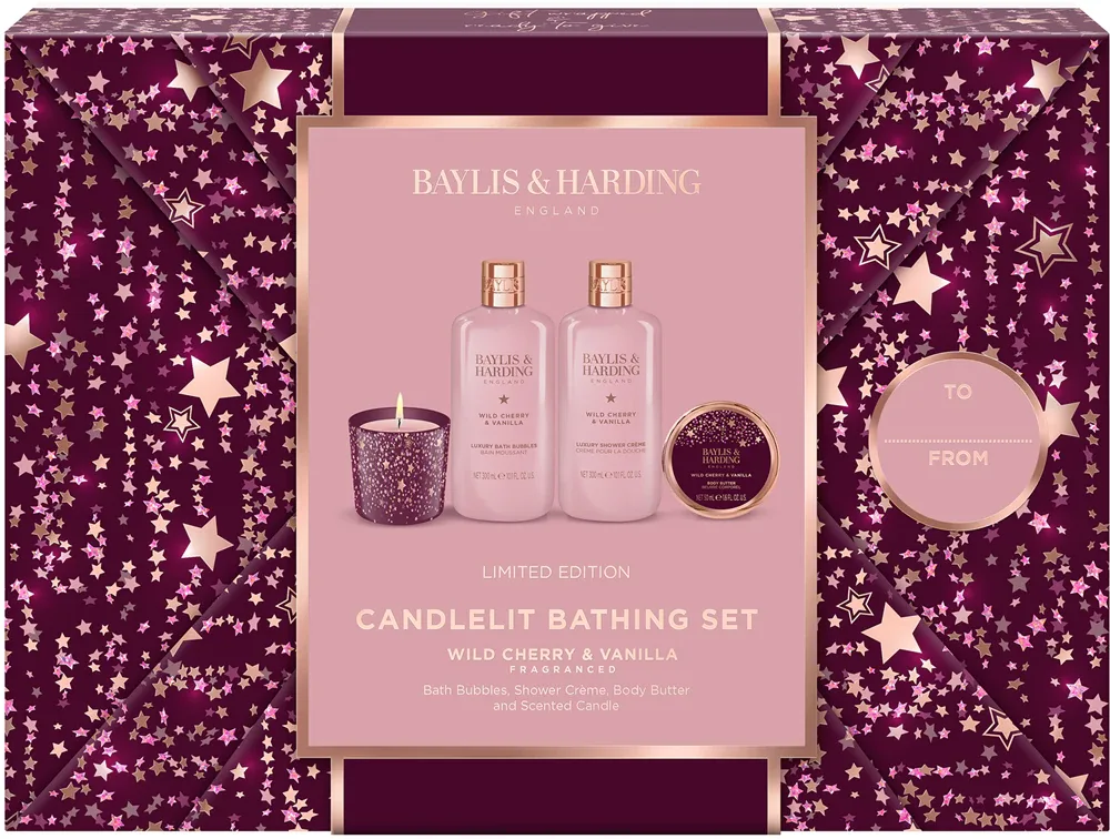 Baylis & Harding Wild Cherry & Vanilla - Набор косметики для тела Baylis Harding Wild Cherry Vanilla подарочный, для всех типов кожи