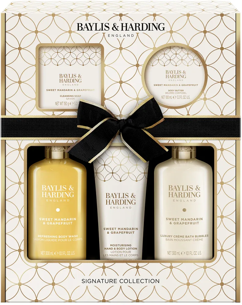 Baylis & Harding Sweet Mandarin & Grapefruit - Набор косметики для тела Baylis Harding Sweet Mandarin Grapefruit Perfect Pamper подарочный, из пяти средств