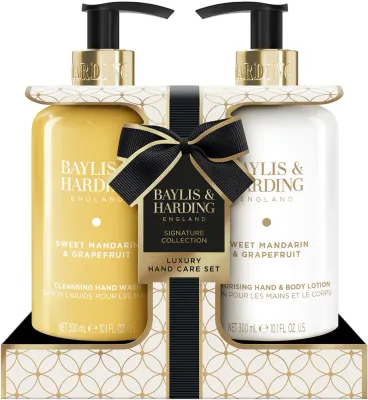 Baylis & Harding Sweet Mandarin & Grapefruit - Набор для ухода за руками и телом Baylis Harding Sweet Mandarin Grapefruit Luxury Hand Care подарочный, из двух средств