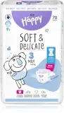 Подгузники детские BELLA Baby Happy Soft Delicate Midi 5-9 кг, с двойным индикатором влажности, 70 шт — фото 1