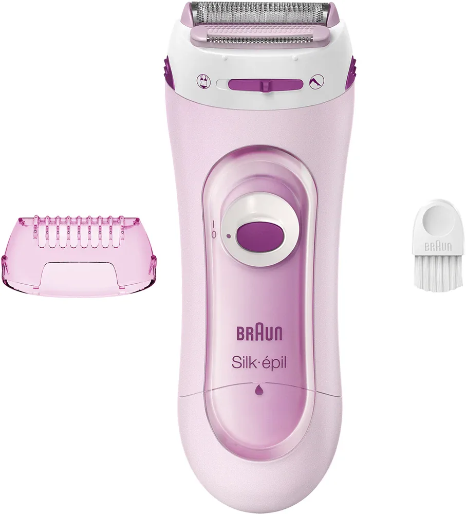 Бритва женская электрическая Braun Lady Shaver LS5100 с насадкой-триммером, на батарейках, 1 шт