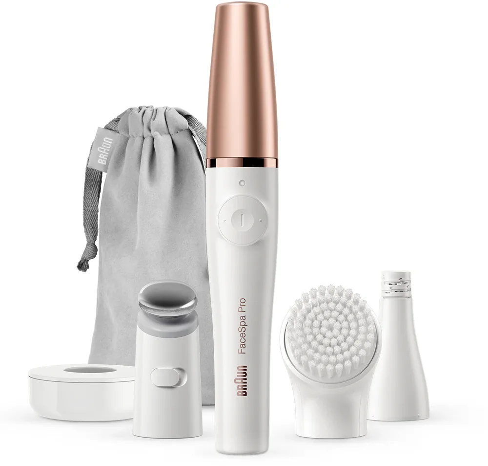 Прибор для лица Braun FaceSpa Pro SE911 3 в 1, эпиляция, очищение и тонизирование, 1 шт