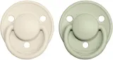 Пустышка BIBS De Lux Natural Rubber Size 2: 6+ months из натурального каучука, для детей 6–18 месяцев, 2 шт — фото 1