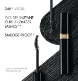 Dolce&Gabbana My Lash Seduction 24H* Panoramic Flutter & Curl Mascara - Тушь для ресниц Dolce Gabbana My Lash Seduction 24H Panoramic Flutter Curl Mascara удлиняющая, подкручивающая, 7 мл, 7 мл, оттенок 01 NATURALLY BLACK — фото 6