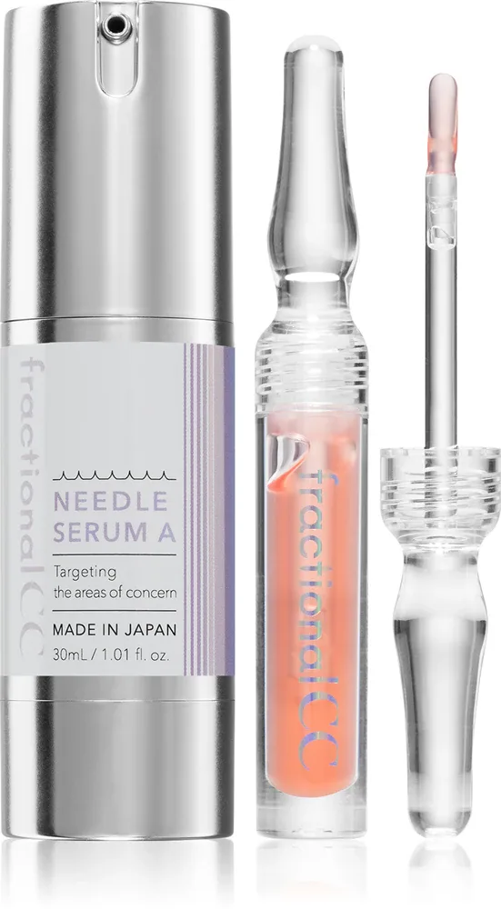 Набор косметики fractional CC Needle + PDRN сыворотка для лица и блеск для губ, 1 шт