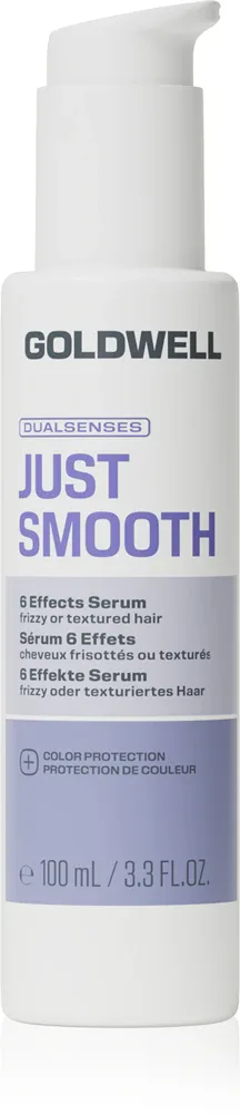Сыворотка для волос Goldwell Dualsenses Just Smooth 6 Effects Serum несмываемая, разглаживающая, термозащита, 100 мл