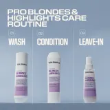 Кондиционер для волос Goldwell Dualsenses Blondes Highlights Anti-Yellow Conditioner нейтрализующий желтизну, для светлых волос — фото 6