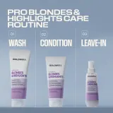 Шампунь для волос Goldwell Dualsenses Blondes Highlights Toning Shampoo тонирующий, для светлых волос, 250 мл — фото 6