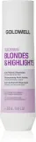 Шампунь для волос Goldwell Dualsenses Blondes Highlights Anti-Yellow Shampoo нейтрализующий желтизну, для светлых волос — фото 1