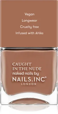 Лак для ногтей Nails Inc. Caught in the nude гелевый, с эффектом блеска, 14 мл