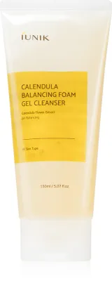 Гель для умывания iUnik Calendula Balancing Foam Gel Cleanser с кислотами, для проблемной кожи, 150 мл