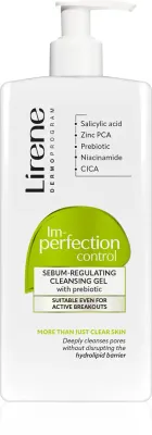 Гель для умывания Lirene Imperfection Control Cleansing Gel для жирной и проблемной кожи, 300 мл