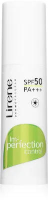 Крем для лица Lirene Imperfection Control Day Cream SPF 50 дневной, матирующий, 40 мл SPF 50