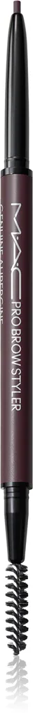 Карандаш для бровей MAC Cosmetics Pro Brow Styler со щёточкой, для прорисовки волосков, 0,08 г, оттенок Genuine Aubergine
