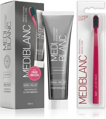 Набор MEDIBLANC Set TP Sensi + TB Super Soft паста и мягкая щётка, 2 шт