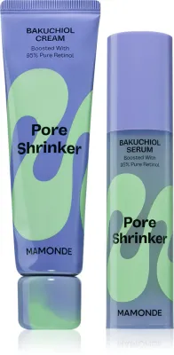 Набор для ухода за лицом MAMONDE Pore Shrinker Bakuchiol с бакучиолом, сыворотка и крем, 1 шт