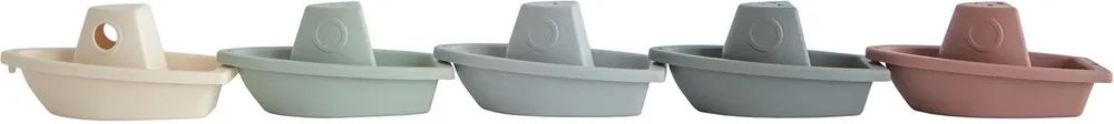 Игрушки для ванной Mushie Bath Boats кораблики, складные, набор 5 шт