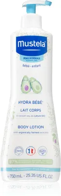 Молочко для тела Mustela Bebe Hydra Bebe увлажняющее, для детей с рождения, 750 мл