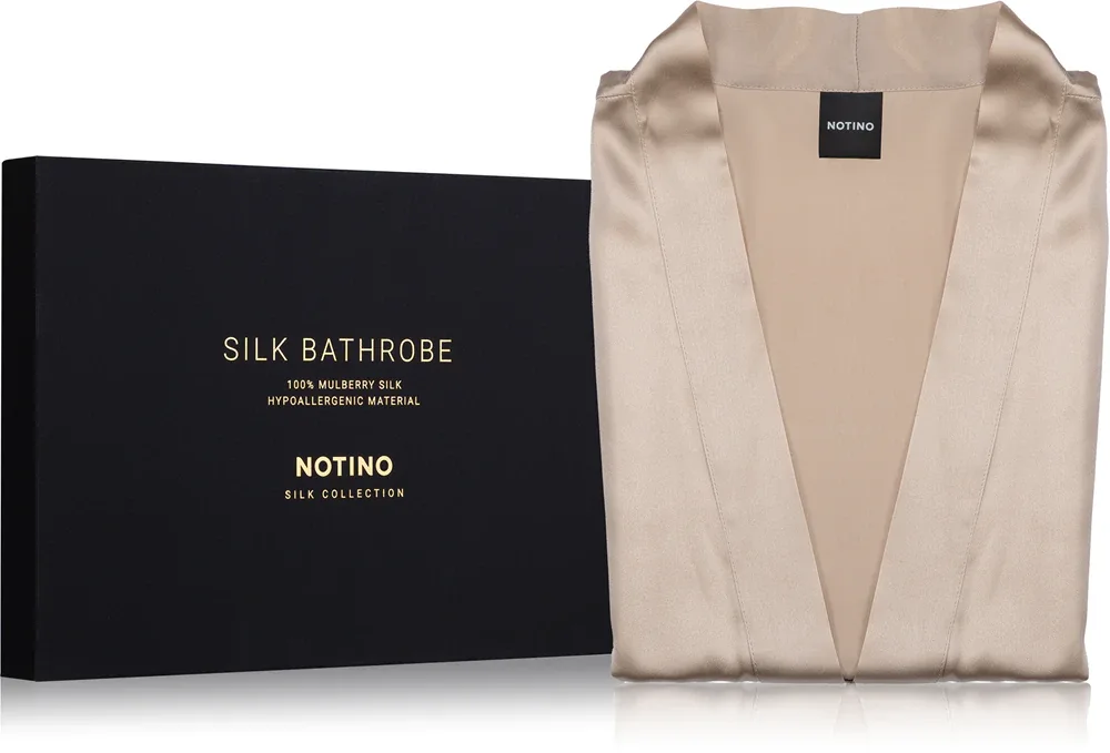 Халат Notino Silk Collection Silk Bathrobe шёлковый, в подарочной упаковке, 1 шт