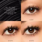 Тушь для ресниц NARS Mini Notorious Mascara удлиняющая и подкручивающая, мини-формат, 4 г, оттенок BLACK — фото 6