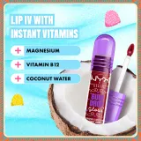 Блеск для губ NYX Professional Makeup Gingerbaddie Land Gum Drop увлажняющий, праздничная коллекция, 1 шт, оттенок 03 Cranberry Splash — фото 5