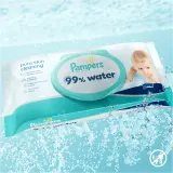 Влажные салфетки Pampers 99% Water Baby Wipes на основе воды, 6×60 шт — фото 2