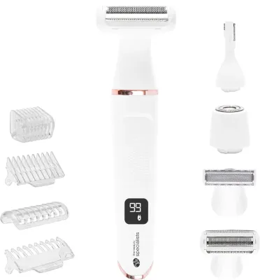 Электробритва RIO Go Smooth 4-in-1 Lady Shaver Bikini Trimmer, 4 насадки, 1 шт