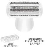 Электробритва RIO Go Smooth 4-in-1 Lady Shaver Bikini Trimmer, 4 насадки, 1 шт — фото 3