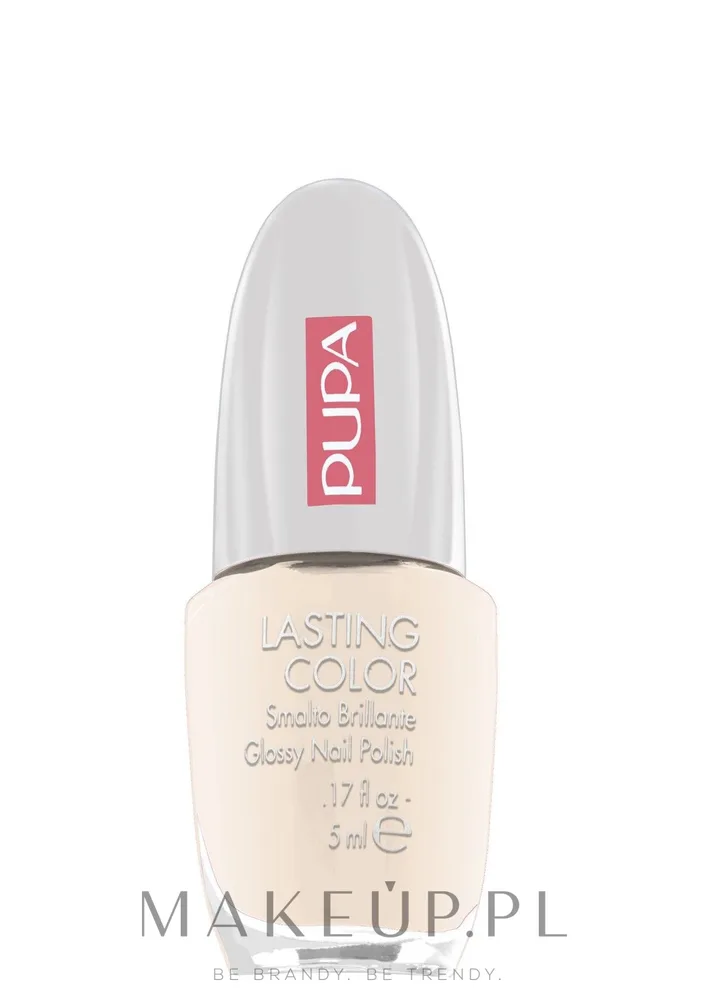 Pupa Lasting Color лак для ногтей глянцевый плотный пигмент тонкая кисть маникюр 5 мл, оттенок 104 - Beige